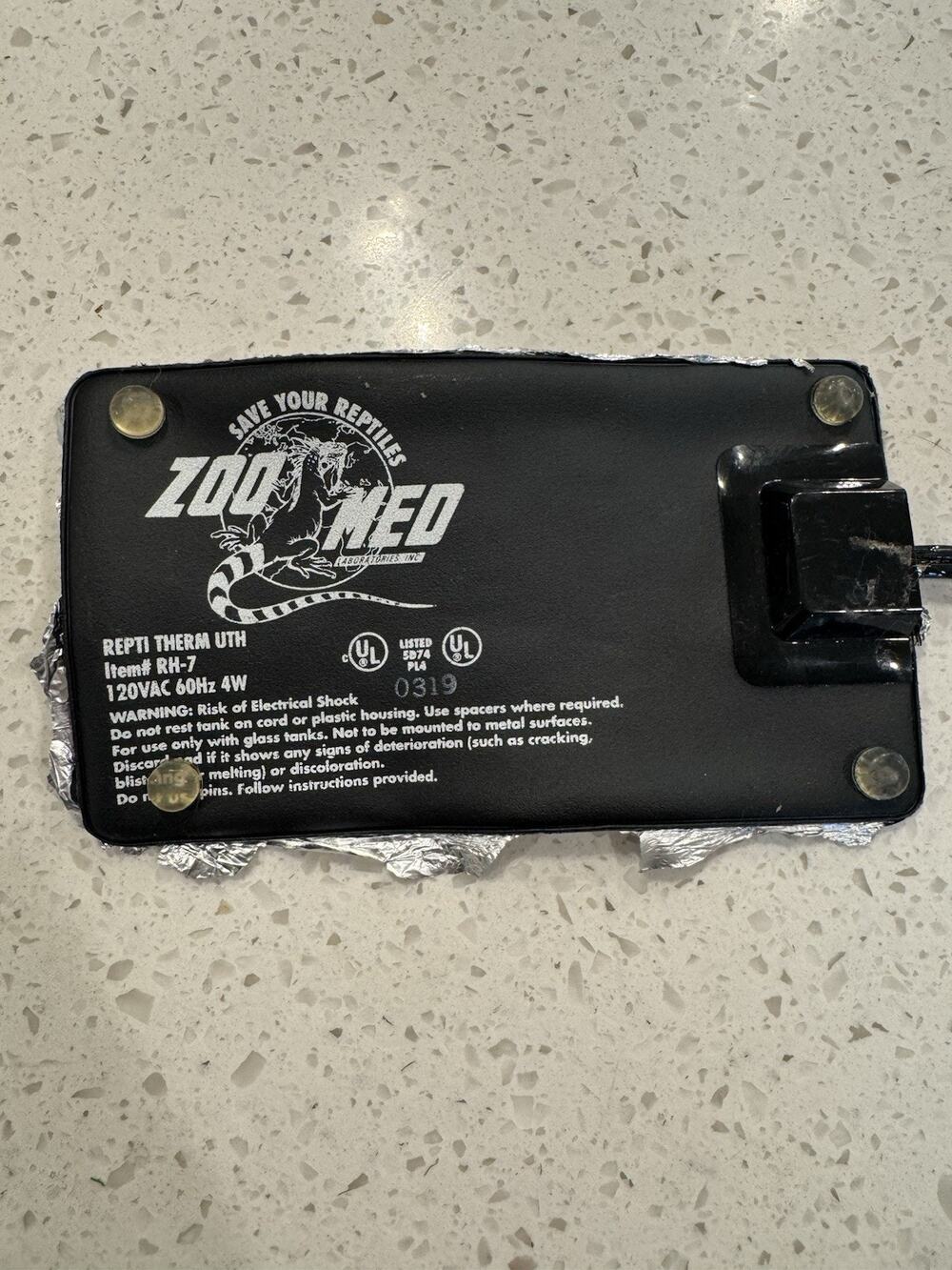 Zoo Med Repti Therm RH-7 4W Small Terrarium Heater